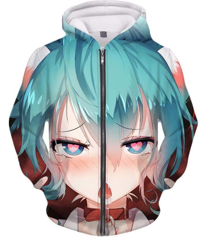 Ahegao Hoodie Hatsune Miku | Ahegao Hoodies | Hi Hoodies