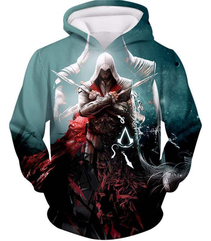 Ezio Auditore The Ultimate Assassin Cool Graphic Action Hoodie - Hoodie