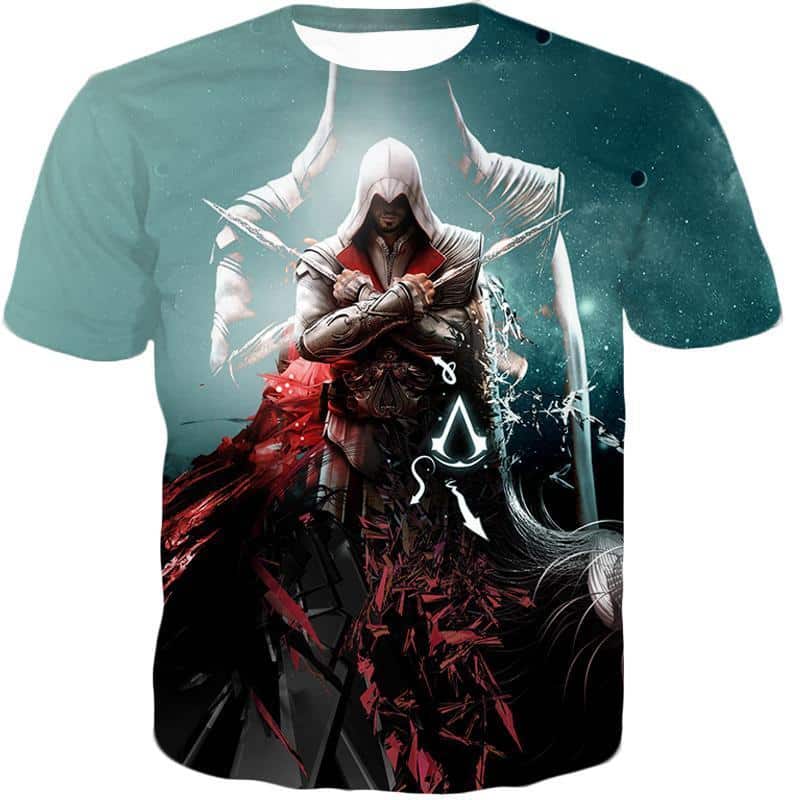 Ezio Auditore The Ultimate Assassin Cool Graphic Action Hoodie - T-Shirt