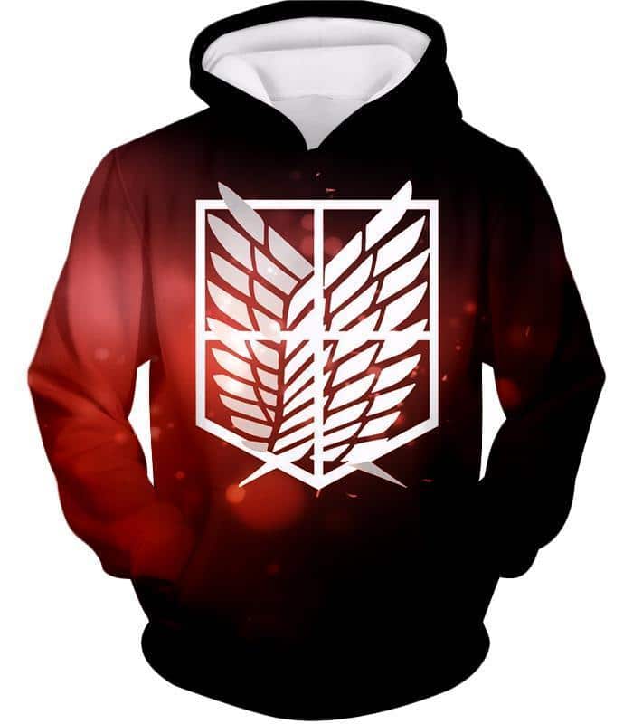 Attack On Titan Cool Survey Corps Emblem Hoodie