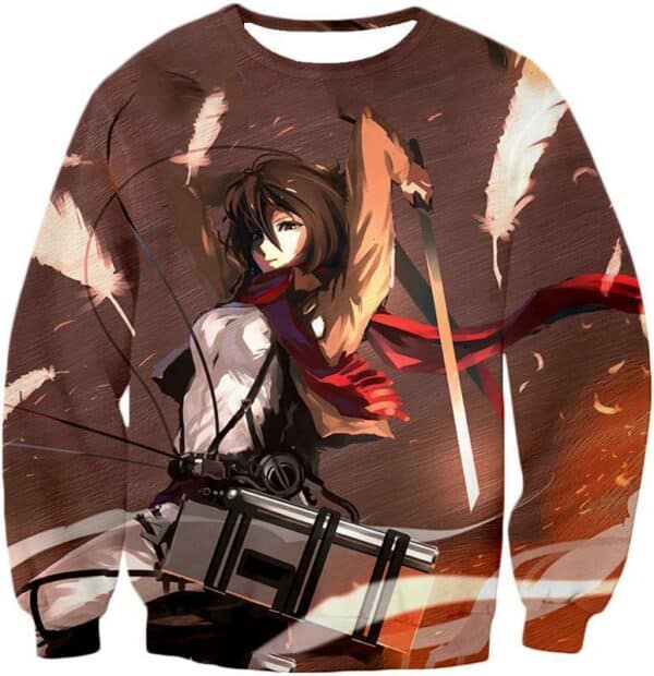 Attack On Titan The Survey Corps Emblem Black Zip Up Hoodie - Sweatshirt
