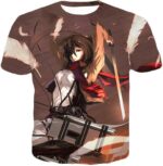 Attack On Titan The Survey Corps Emblem Black Zip Up Hoodie - T-Shirt