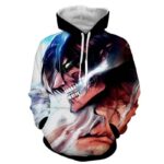 Attack Titan Graphic Hoodie - Attack On Titan  Costume  Hoodie