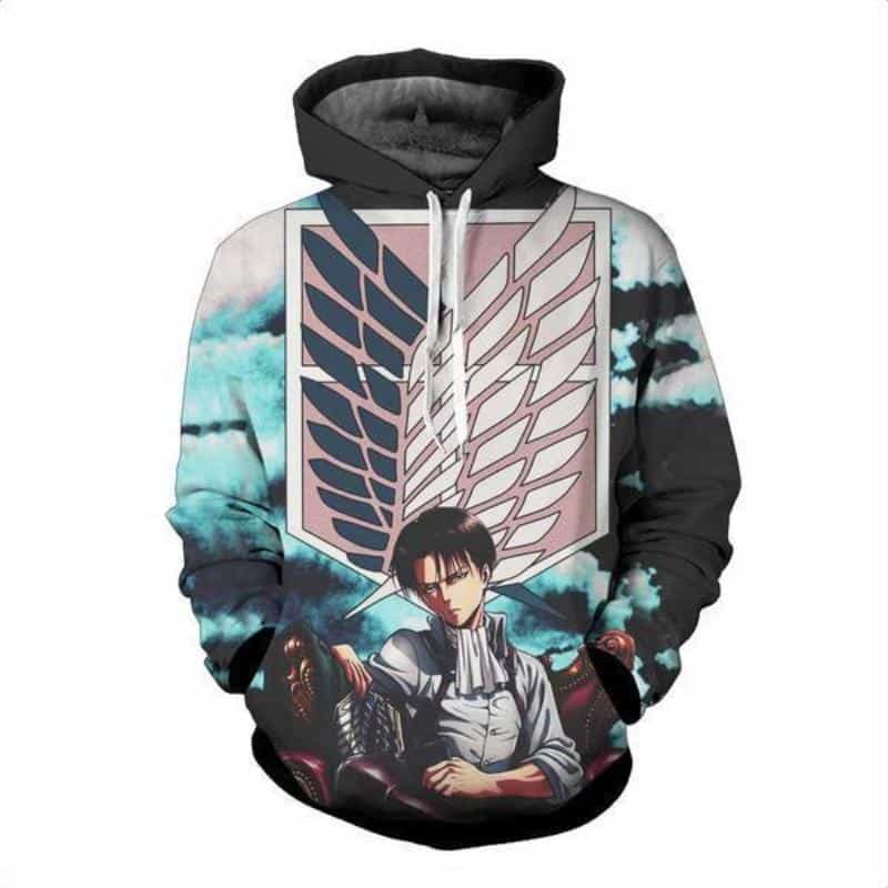 Captain Levi Ackerman Hoodie-  Attack On Titan AOT Hoodie