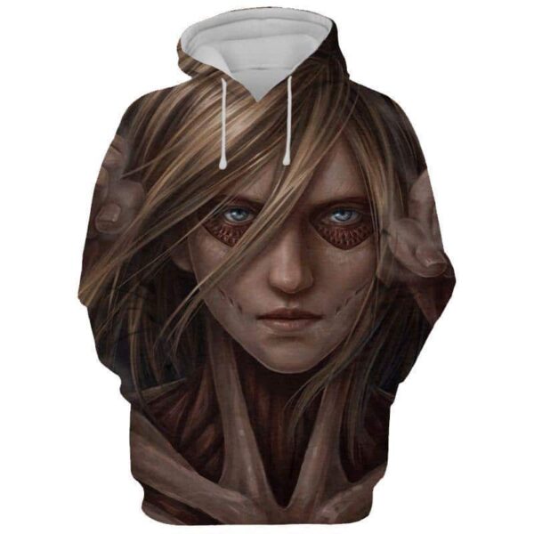 Female Titan Attack On Titan Hoodie-  Attack On Titan 3D Graphic AOT Hoodie