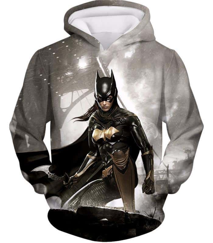 Arkham Night Hero Batgirl HD Graphic Action Hoodie