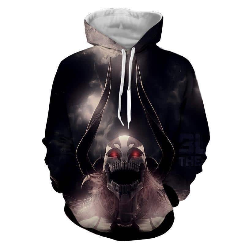 Black Lorde Vasto Hollow Bleach Hoodie - Bleach Cosplay Hoodie