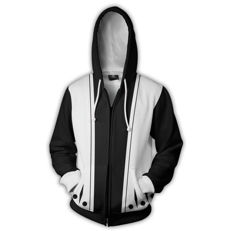 Bleach 7th Division Zip Up Hoodie Jacket - Bleach Hoodie