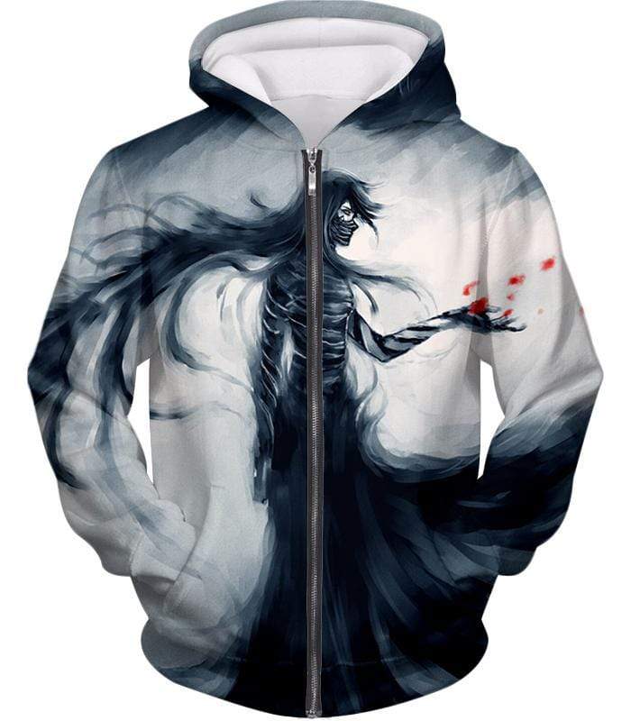 Bleach Ichigos Bankai Technique Ichigo Mugetsu Form Ultimate Anime Zip Up Hoodie - Zip Up Hoodie