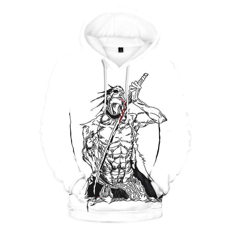 Kenpachi Zaraki Sketch Hoodie - Bleach Hoodie