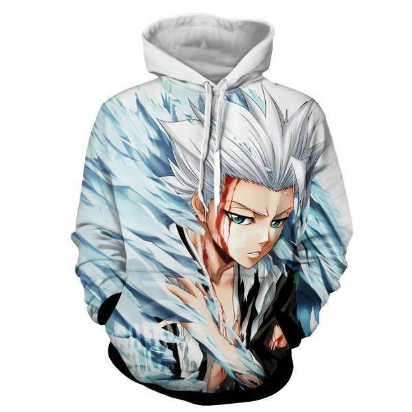 Toshiro Hitsugaya 10th Division Captain Hoodie - Bleach Hoodie