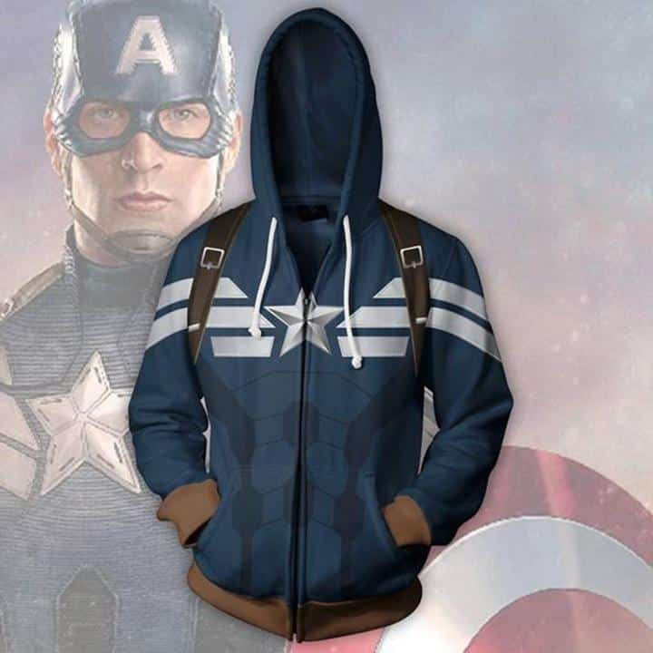 Captain America Hoodie - Classic Jacket