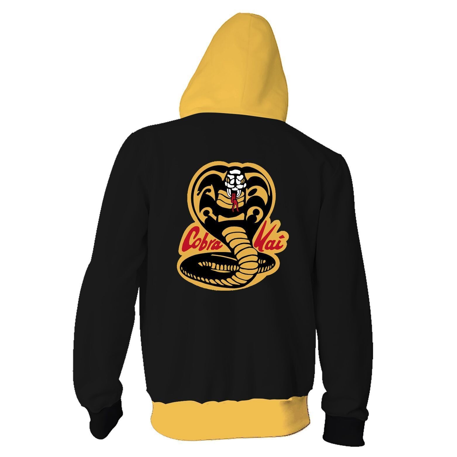 Cobra Kai No Mercy Cosplay Zip Up Hoodie Jacket