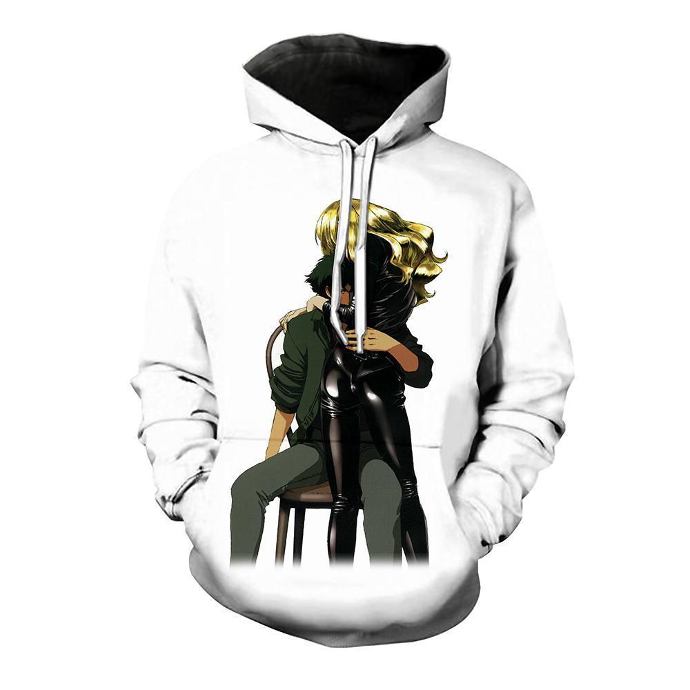 Cowboy Bebop Hoodie - Spike & Julia Pullover Hoodie