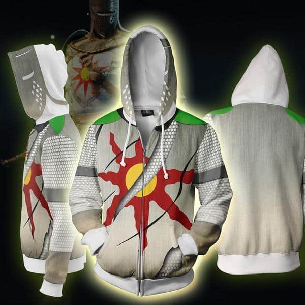 Dark Souls PS3 Game Costume Zip Up Hoodie Jacket