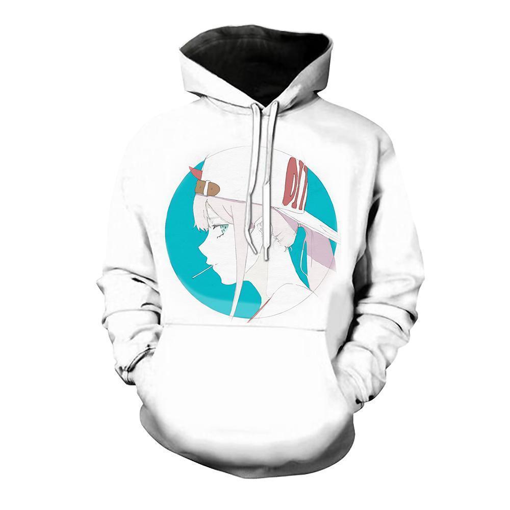 Darling In The Franxx Hoodie - 002 In Baseball Cap Pullover Hoodie