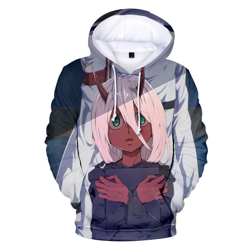 Darling In The Franxx Hoodie - Vulnerable Zero Two Pullover Hoodie