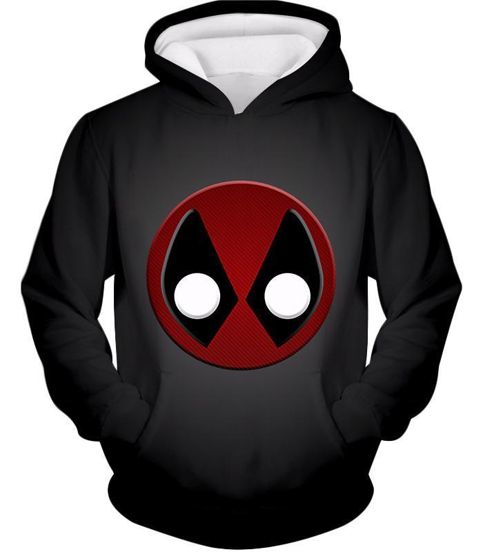 Deadpool Hoodie - Favourite Deadpool Logo Black Hoodie