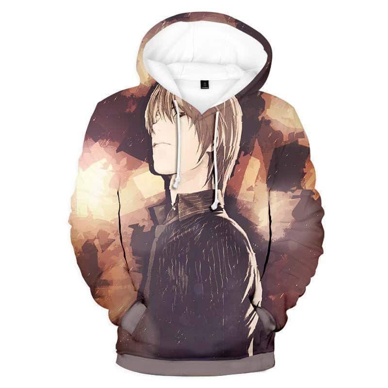 Death Note Light Yagami Hoodie - Death Note Merchandise Hoodie