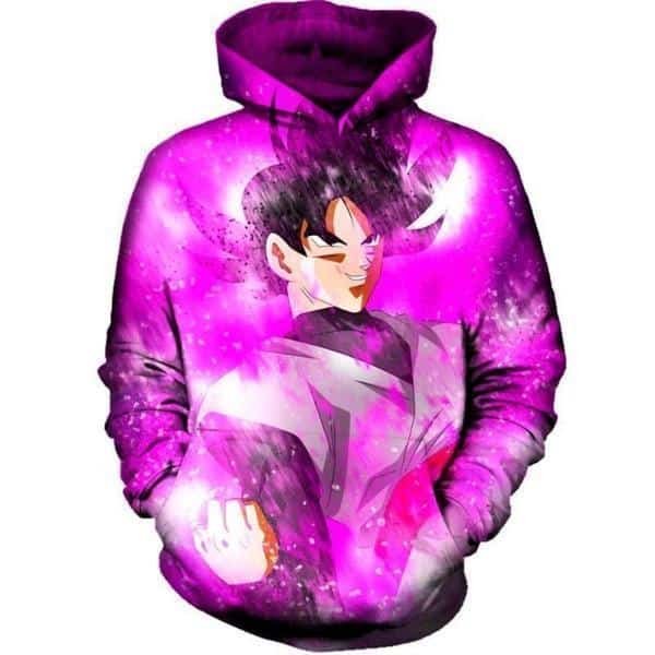 Dragon Ball Hoodie - Black Goku Instant Transmission Cool Hoodie