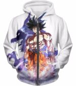 Dragon Ball Super Dragon Ball Favourite Hero Goku White Hoodie - Dragon Ball Super Hoodie - Zip Up Hoodie
