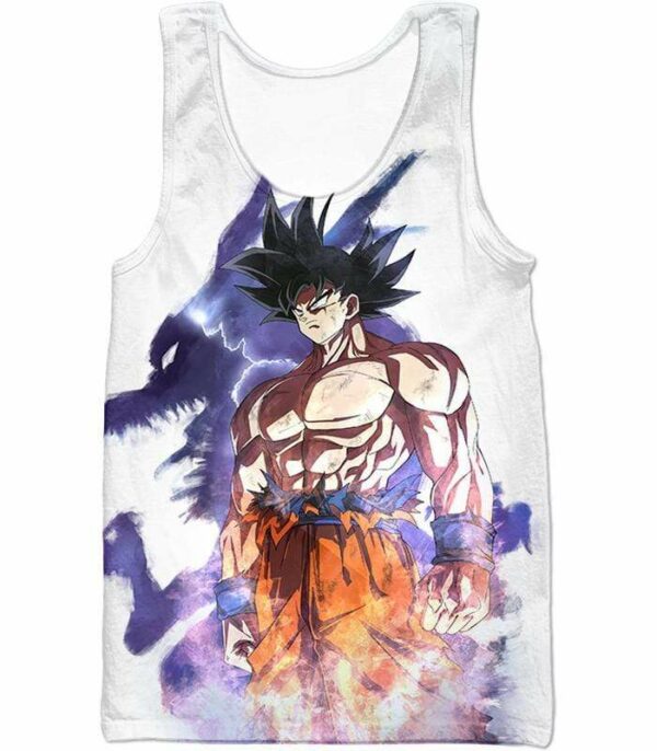 Dragon Ball Super Dragon Ball Favourite Hero Goku White Hoodie - Dragon Ball Super Hoodie - Tank Top