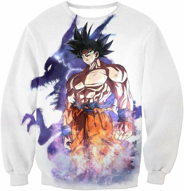 Dragon Ball Super Dragon Ball Favourite Hero Goku White Hoodie - Dragon Ball Super Hoodie - Sweatshirt