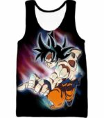 Dragon Ball Super Form Goku Ultra Instinct Cool Action Black Zip Up Hoodie - Dragon Ball Super Hoodie - Tank Top
