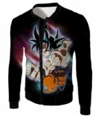 Dragon Ball Super Form Goku Ultra Instinct Cool Action Black Zip Up Hoodie - Dragon Ball Super Hoodie - Jacket