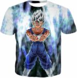 Dragon Ball Super Fusion Vegito Ultra Instinct Form Cool White Hoodie - Dragon Ball Z Merch Hoodie - T-Shirt