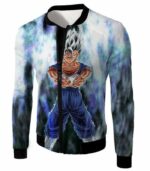 Dragon Ball Super Fusion Vegito Ultra Instinct Form Cool White Hoodie - Dragon Ball Z Merch Hoodie - Jacket