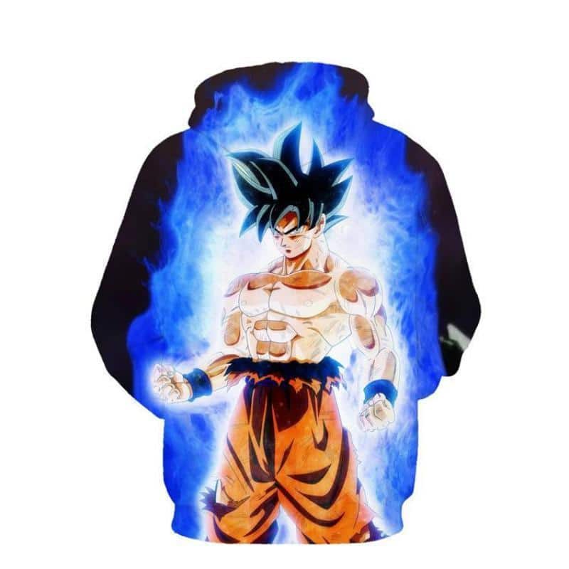 Dragon Ball Super Godly Form Vegito Super Saiyan Blue Graphic Zip Up Hoodie