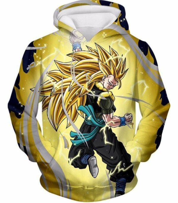 Dragon Ball Super Gogeta Xeno Super Saiyan 3 Form Action Hoodie - Hoodie