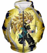 Dragon Ball Super Gogeta Xeno Super Saiyan 3 Form Action Hoodie - Zip Up Hoodie