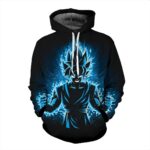 Dragon Ball Super Hoodie - Goku SSJ Blue Hoodie - DBZ Hoodie