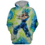 Dragon Ball Super Hoodies - Super Saiyan Blue Vegito Hoodie