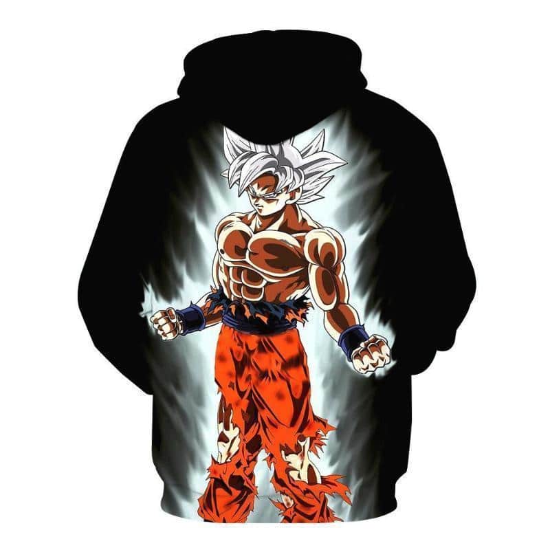 Dragon Ball Super Incredible Fighter Goku Super Saiyan 3 Graphic Black Hoodie