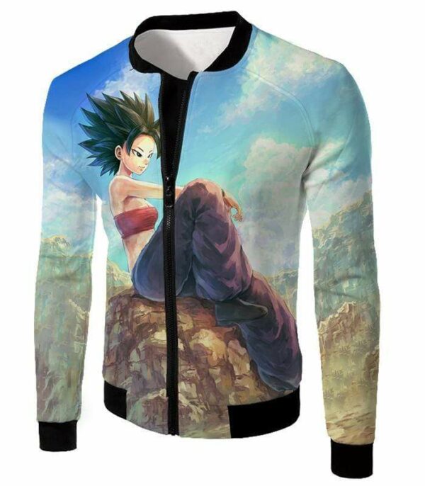 Dragon Ball Super Super Cool Universe 6 Saiyan Caulifla Hoodie - Jacket
