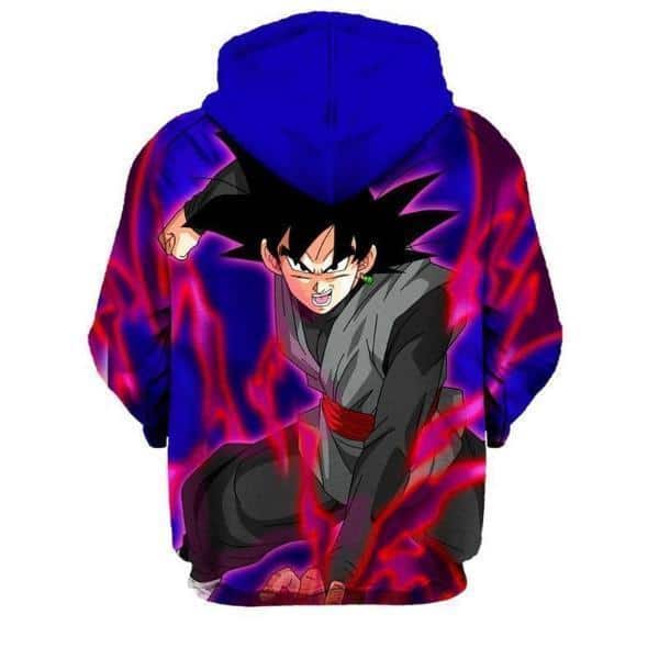 Dragon Ball Super Z Hoodie - Evil Black Goku 3D Graphic Hoodie Jacket