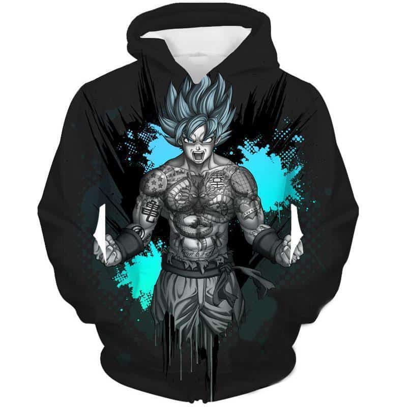 Dragon Ball Z Hoodie - Goku And Shenron SSJ Hoodie