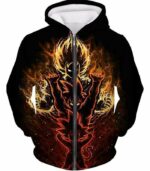 Dragon Ball Z Hoodie - Kid Goku Evolution Hoodie - Zip Up Hoodie