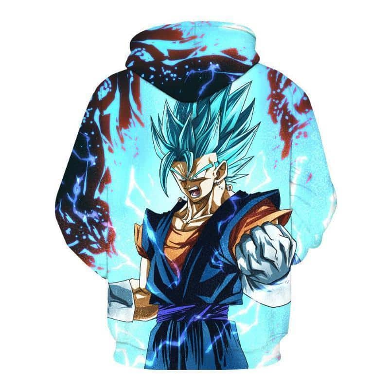 Dragon Ball Z Hoodie - Super Saiyan Blue Vegito 3D Hoodie Jacket