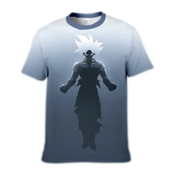 Dragon Ball Z Hoodie - Ultra Instinct Goku Vector Art  Zip Up Hoodie Jacket - T-Shirt