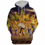 Dragon Ball Z Hoodie - Z Fighters Goku Gohan Vegeta Trunks 3D Graphic DBZ Hoodie