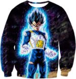 Dragon Ball Z Zip Up Hoodie - Ultra Instincts Vegeta Hoodie - Sweatshirt