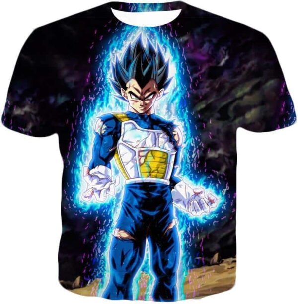 Dragon Ball Z Zip Up Hoodie - Ultra Instincts Vegeta Hoodie - T-Shirt