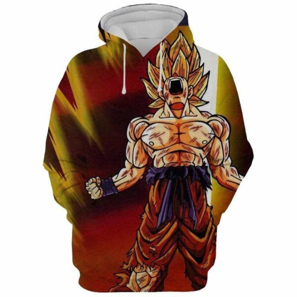 SSJ Goku Planet Namek Dragon Ball Z Hoodie - Dragon Ball Z 3D Graphic Hoodie