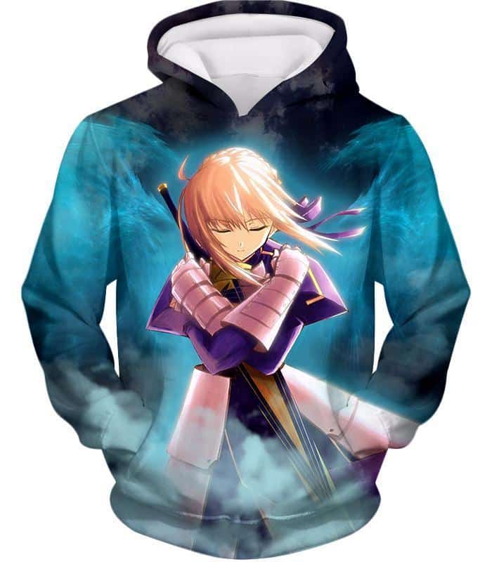 Fate Stay Night Cool King Arthur Saber Class Altria Hoodie - Hoodie