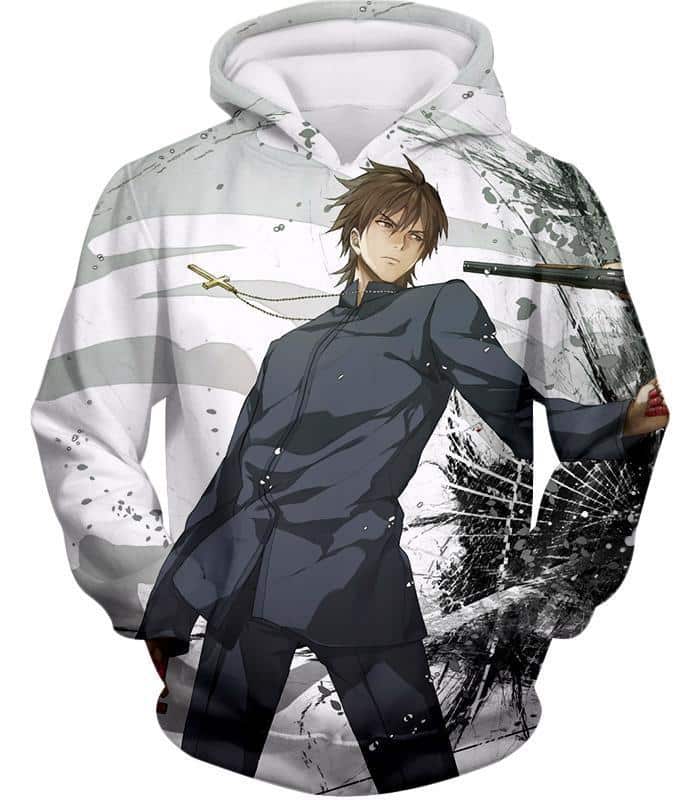 Fate Stay Night Cool Master Of Assasin Kirei Kotomine Hoodie