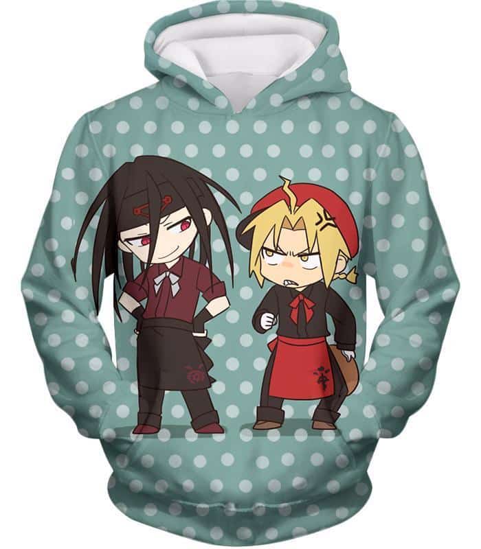 Full Metal Alchemist Hoodie - Fullmetal Alchemist Fullmetal Alchemist Super Cute Anime Illustrations Envy X Edward Hoodie - Hoodie